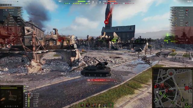 Ради таких боев стоит играть в эту игру ● Бой на Waffentrager auf Pz 4 карта Руинберг ● Мир танков смотреть онлайн