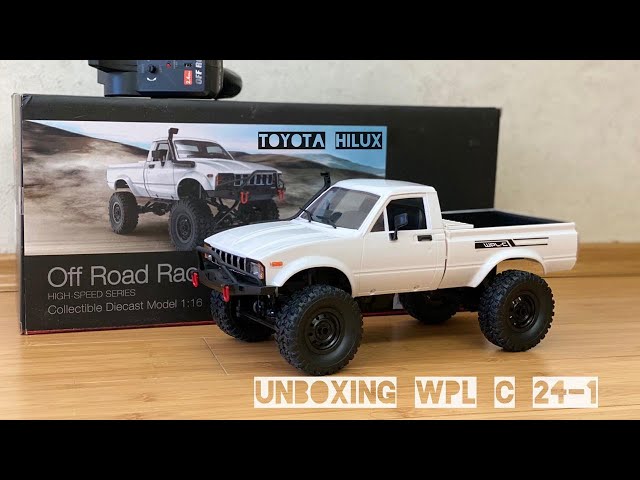 WPL C24-1 распаковка и обзор бюджетного краулера! | Toyota Hilux в масштабе 1:16 смотреть онлайн