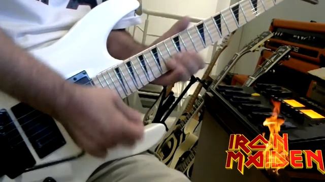 IRON MAIDEN - Two Minutes to Midnight Cover BOSS GT-100 смотреть онлайн
