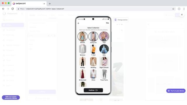 How to integrate Swipe Mode with your Swipecart app | Increase app engagement?. смотреть онлайн