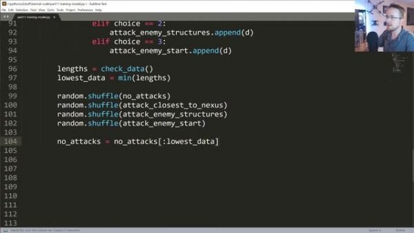 Training Neural Network - Python AI in StarCraft II tutorial p.11