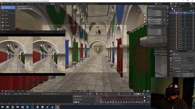 Тест VR в Blender 2.92 смотреть онлайн