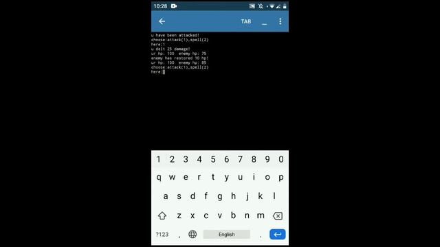 A little RPG game that I made on python смотреть онлайн