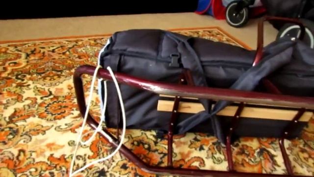 Санки утепленные ,своими руками. Не дорого и сердито. смотреть онлайн