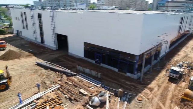 Строительство Гипермаркета Лента в Оренбурге 2017 (19.06.2017) смотреть онлайн