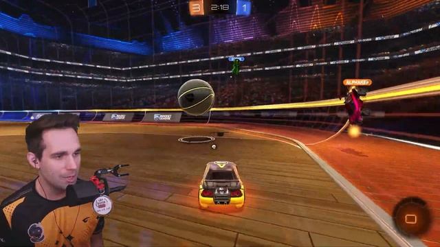 I teamed up with a Pro Player in Rocket League and played Hoops | Road to SuperSonic Legend смотреть онлайн