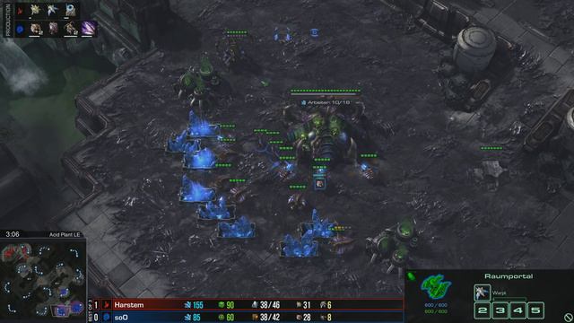 soO vs Harstem (ZvP) - Starcraft 2: Legacy of the Void Profi Replays [Deutsch | German] смотреть онлайн