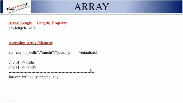 javascript array смотреть онлайн