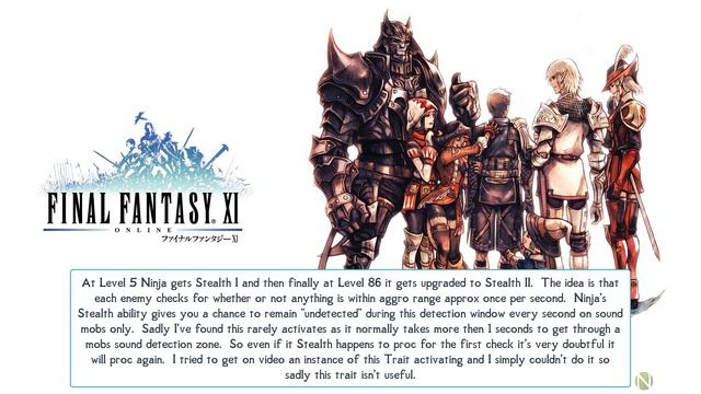 FFXI A Guide To Ninja: Episode 2 Job Traits and Job Abilities смотреть онлайн