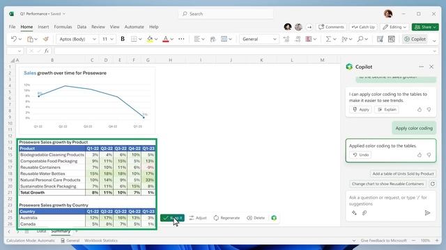 Microsoft 365 Copilot in Excel смотреть онлайн