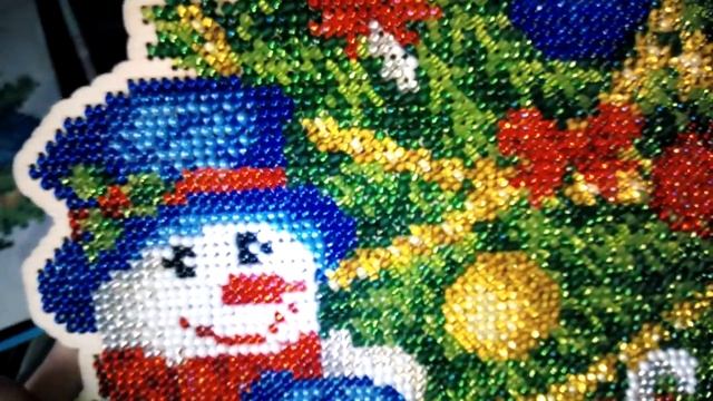 "Biser-Art " Вышитая ёлочка . Начало для новогодней композиции. смотреть онлайн