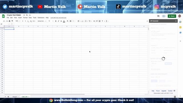 How to set up a Google Sheets CoinMarketCap API in order to auto-update Crypto prices. смотреть онлайн