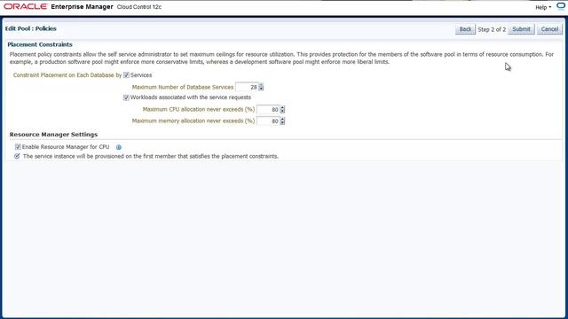 Setup Database Cloud Self Service for Provisioning Schemas (Schema as a Service) смотреть онлайн