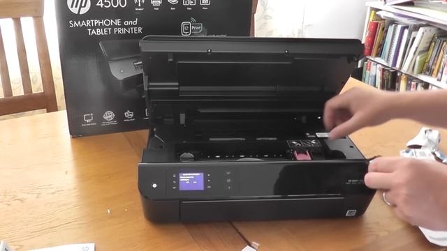 HP Envy 4500 unboxing and set up смотреть онлайн