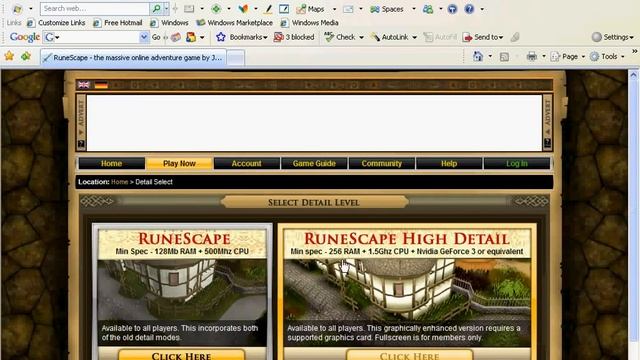 Runescape loading problem (something to do with java) смотреть онлайн