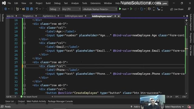Blazor WASM - Add Employee (Episode 9) смотреть онлайн