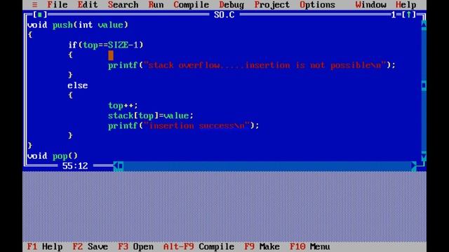 Stack Operations (#push #pop #display) Using Arrays | Data Structures | Ful C Program смотреть онлайн