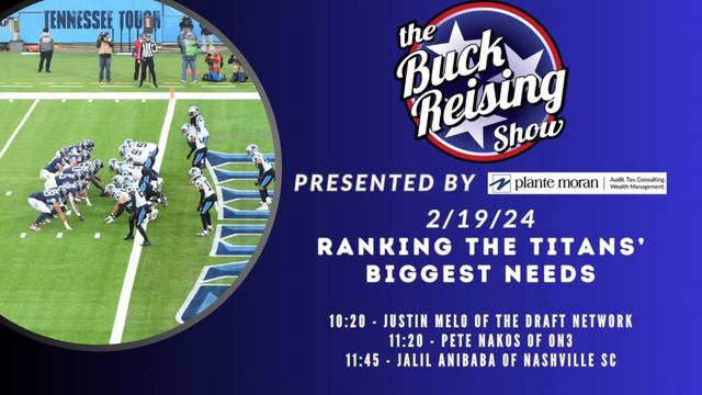 Ranking the Titans Biggest Needs| The @BuckReising Show смотреть онлайн