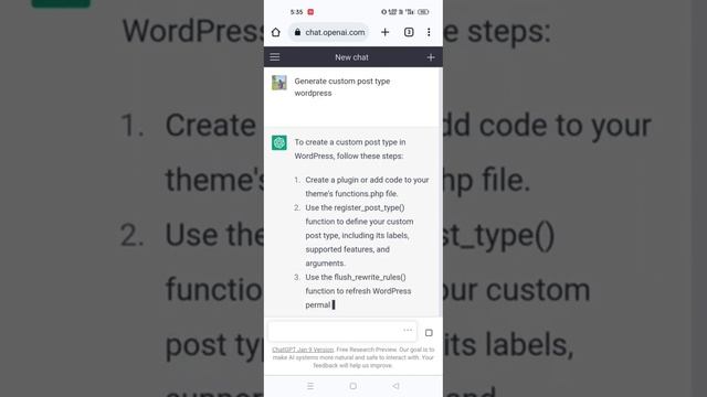 Chat GPT tried to generate for custom post type in wordpress #chatgpt #wordpress смотреть онлайн