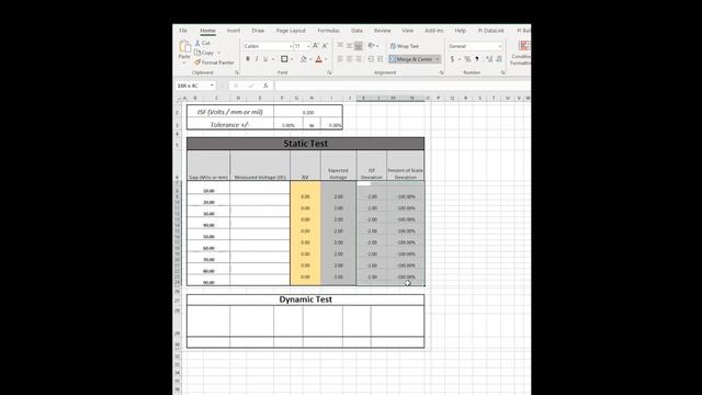 Excel Conditional Formatting Probe Test Worksheet смотреть онлайн