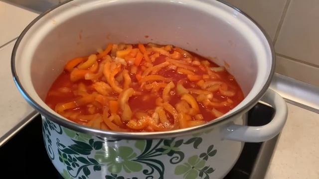 Ленивое лечо. Оочень простой, но вкусный рецепт.