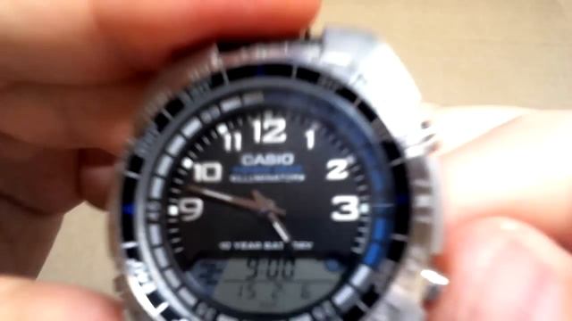 Casio AMW700B 1AV Ana Digi Forester Fishing Timer Watch