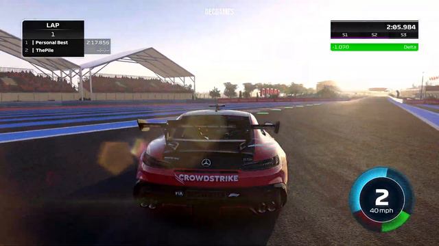 F1 22 MERCEDES AMG GT SAFETY CAR GAMEPLAY!