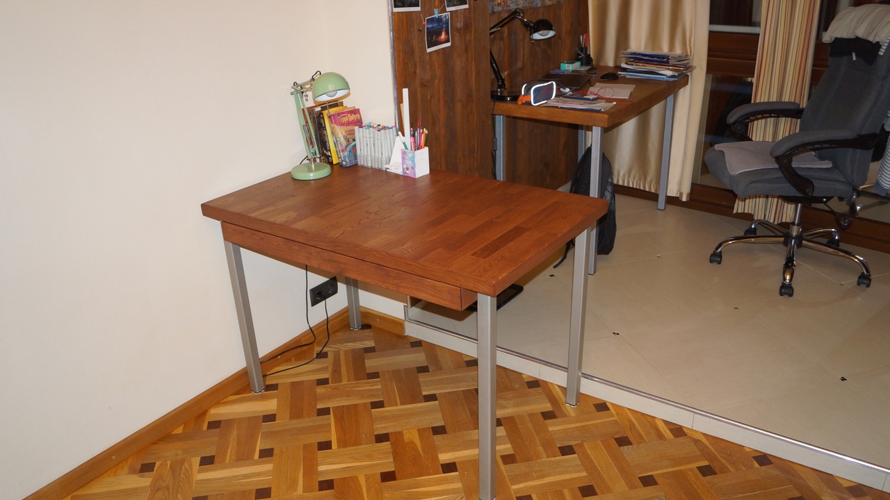 Как сделать дубовый письменный стол. смотреть онлайн