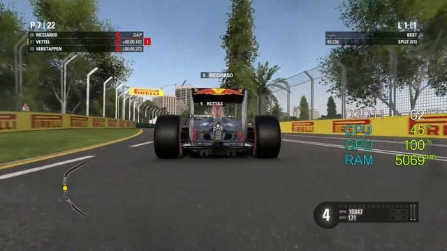 $50 AMD Radeon R7 260X -- AMD Ryzen 3 1300X [~ Ryzen 3 2200G ~] -- F1 2016 Benchmark смотреть онлайн