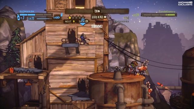 Shoot Many Robots Co Op GAMEPLAY смотреть онлайн