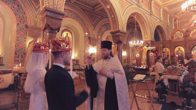 Таинство Венчания чтеца Ильи и Екатерины смотреть онлайн