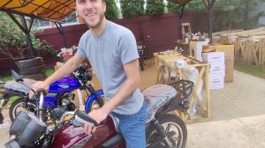 Вручение 125 альфы владельцу. Тренинг по вождению альфы.