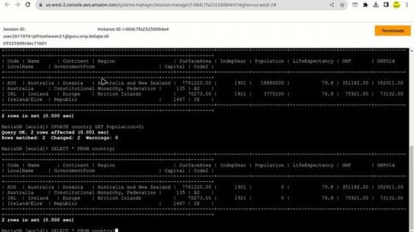 269 DF Lab Insert, Update, and Delete Data in a Database
