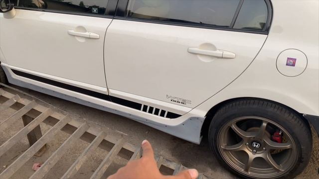 TypeR Body Kit Installed On My Civic смотреть онлайн
