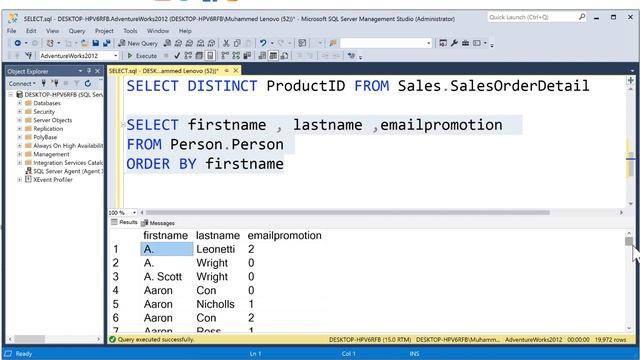 16 SQL ORDER BY Keyword Microsoft SQL Server смотреть онлайн
