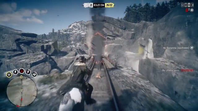 Red Dead Redemption 2 Гонка на лошадях, ржака, смотреть до конца))) смотреть онлайн