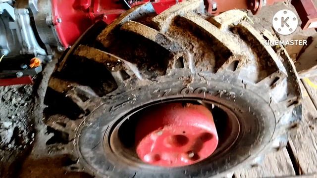 На Колесах GTK ozka 7*12, вспашка огорода, плуг после работы. смотреть онлайн