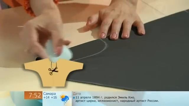 Трикотажное платье-блузон.mp4 смотреть онлайн