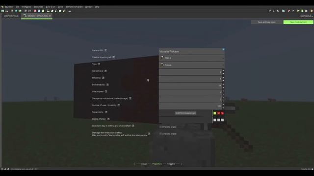 Гайд MCreator как создать инструменты смотреть онлайн