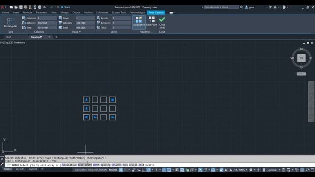 Autocad Malayalam Tutorial Part#18 | How to Use Array Tool in Autocad смотреть онлайн