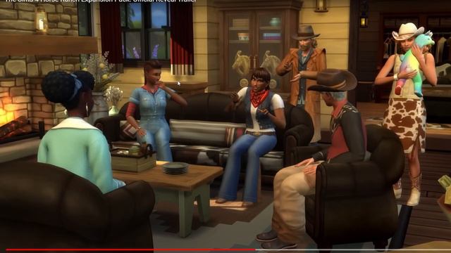 get horsin' | sims 4: horse ranch | trailer reaction + thoughts! смотреть онлайн
