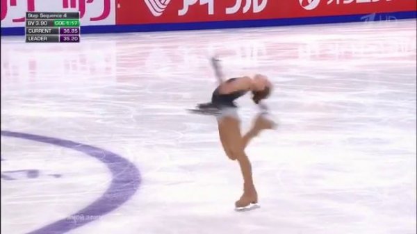 Александра Трусова. Короткая программа. Женщины. Rostelecom Cup.