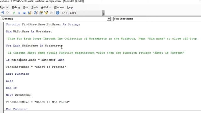 Microsoft Excel VBA | How to Find a Worksheet Based on It's Name смотреть онлайн