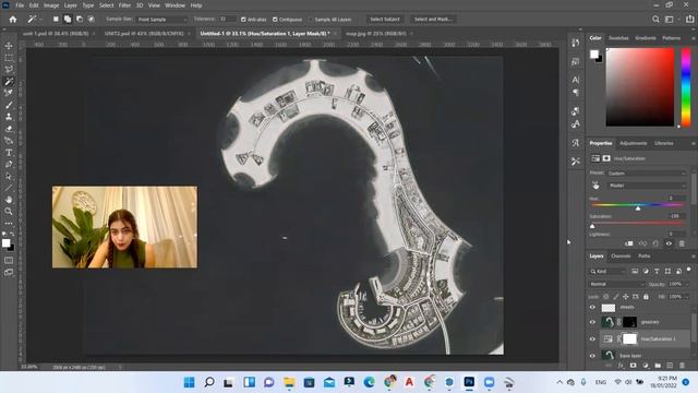 Adobe photoshop tutorial 8 : How to create Master Plan from Google Earth in Photoshop SUPER EASY ! смотреть онлайн