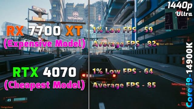 RX 7700 XT 12GB (Expensive Model) vs RTX 4070 12GB (Cheapest Model) | PC Gameplay Tested смотреть онлайн