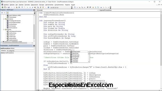 #10 - Importar, exportar formularios en Excel, Base de datos en Excel VBA, userform macros en Excel смотреть онлайн