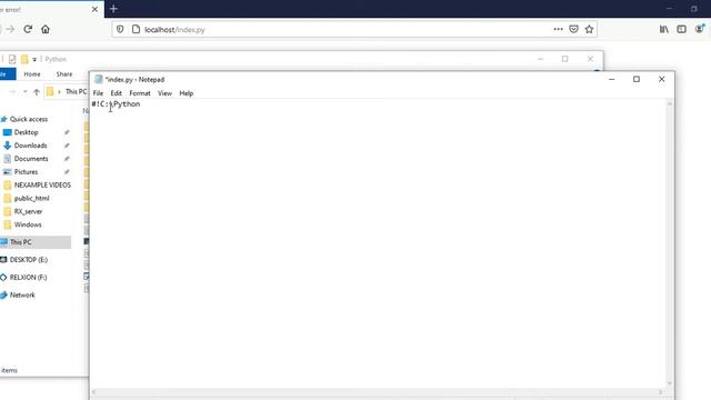 How To Run Python In XAMPP | End Of Script Output Before Headers смотреть онлайн