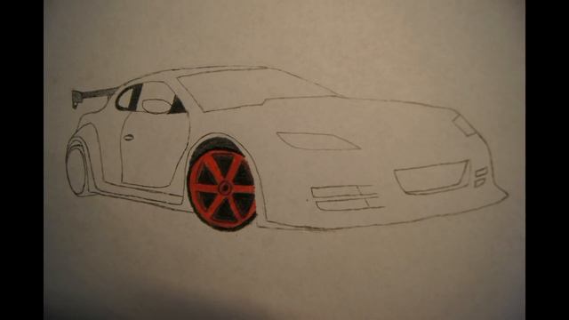 Mazda RX8 Drawing смотреть онлайн