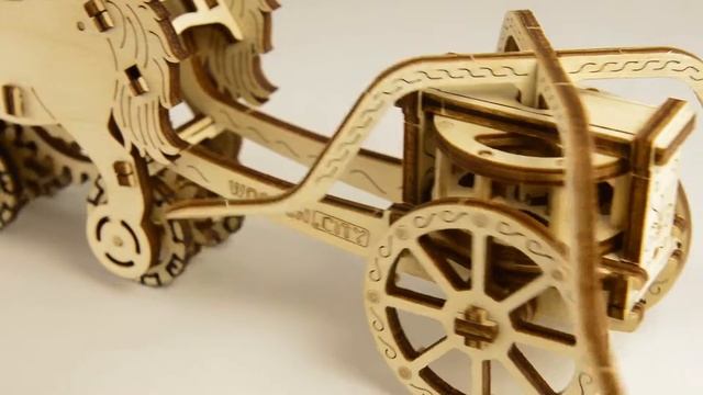 Колесница Да Винчи конструктор из фанеры (Woodencity.info) смотреть онлайн
