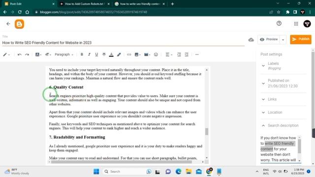 How To Write a SEO Friendly Content for Website | Free Blogging Course Part 3 смотреть онлайн